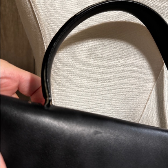 Celine black leather medium handbag - Picture 10 of 12